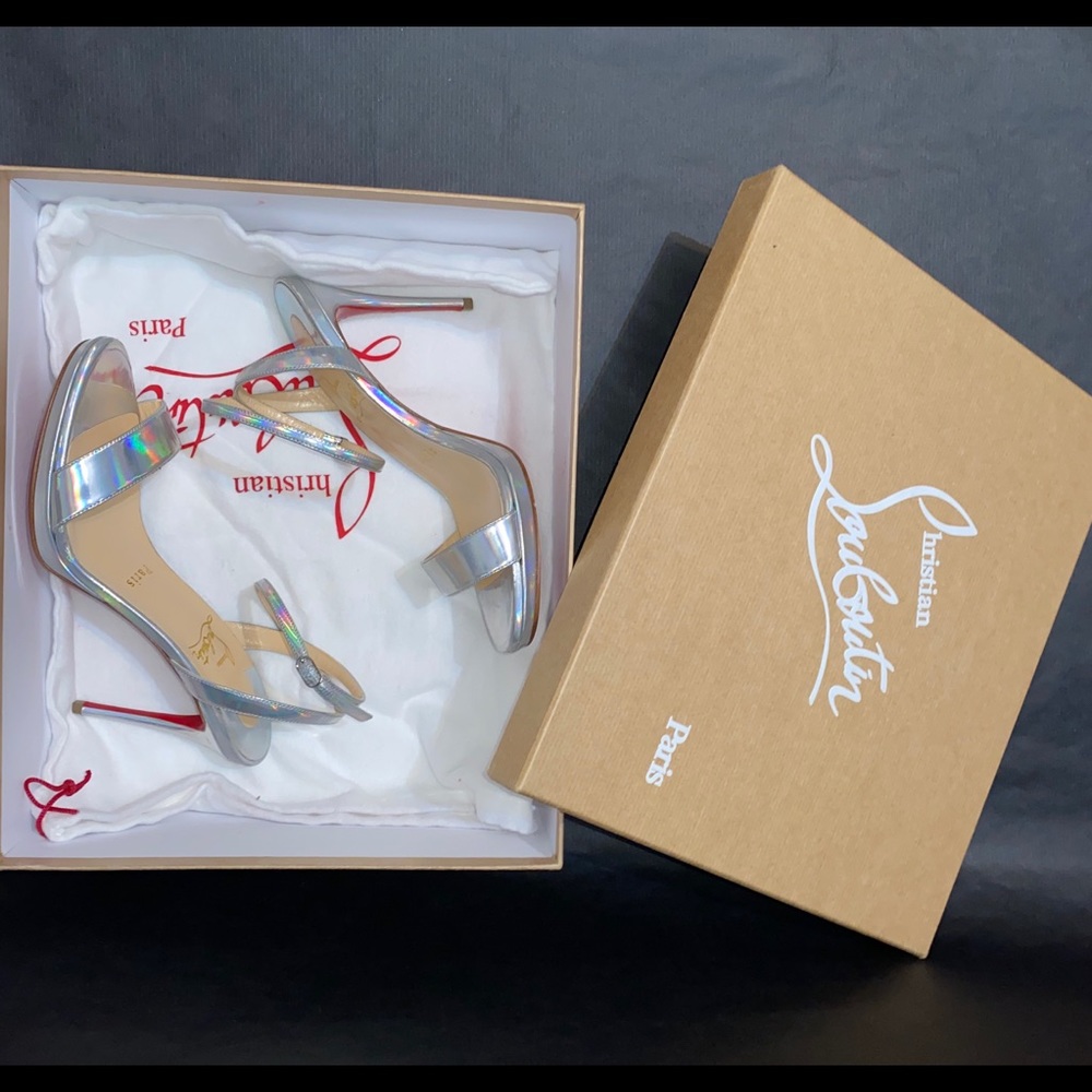 Christian Louboutin Ankle-wrap Heels